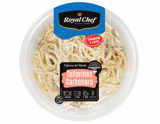 Tallarines carbonara c/bacon Royal chef 280g La Despensa