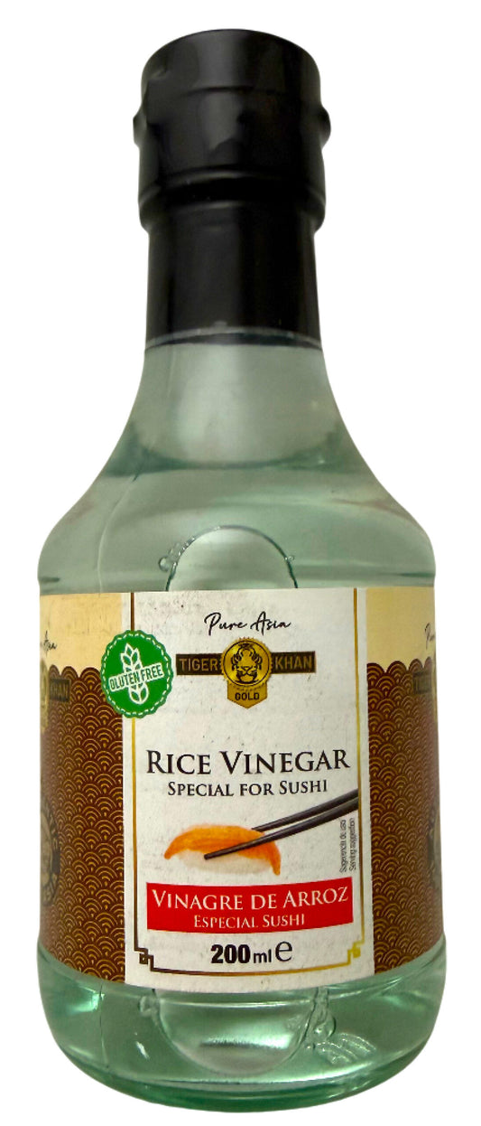 Vinagre de arroz cristal Tiger khan 200ml La Despensa