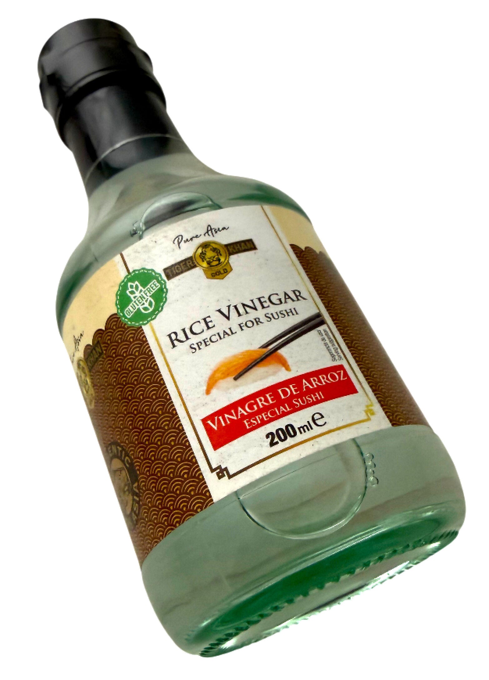 Vinagre de arroz cristal Tiger khan 200ml