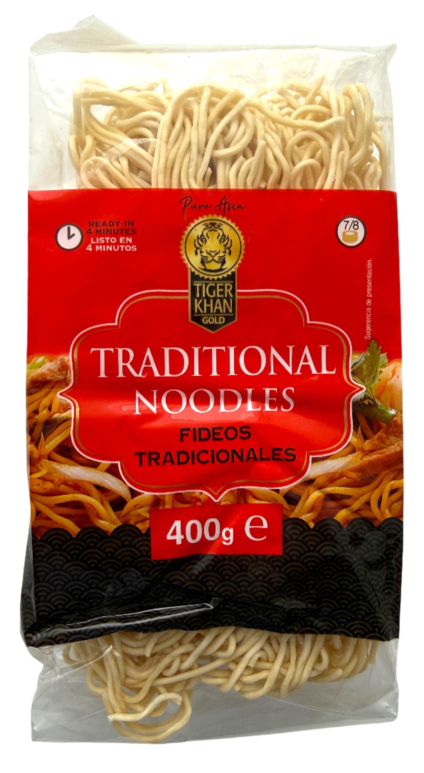 Fideos orientales noodles Tiger khan 400g