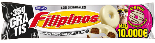 Galleta chocolate blanco Filipinos 128g La Despensa