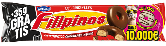 Galleta chocolate negro Filipinos 128g La Despensa