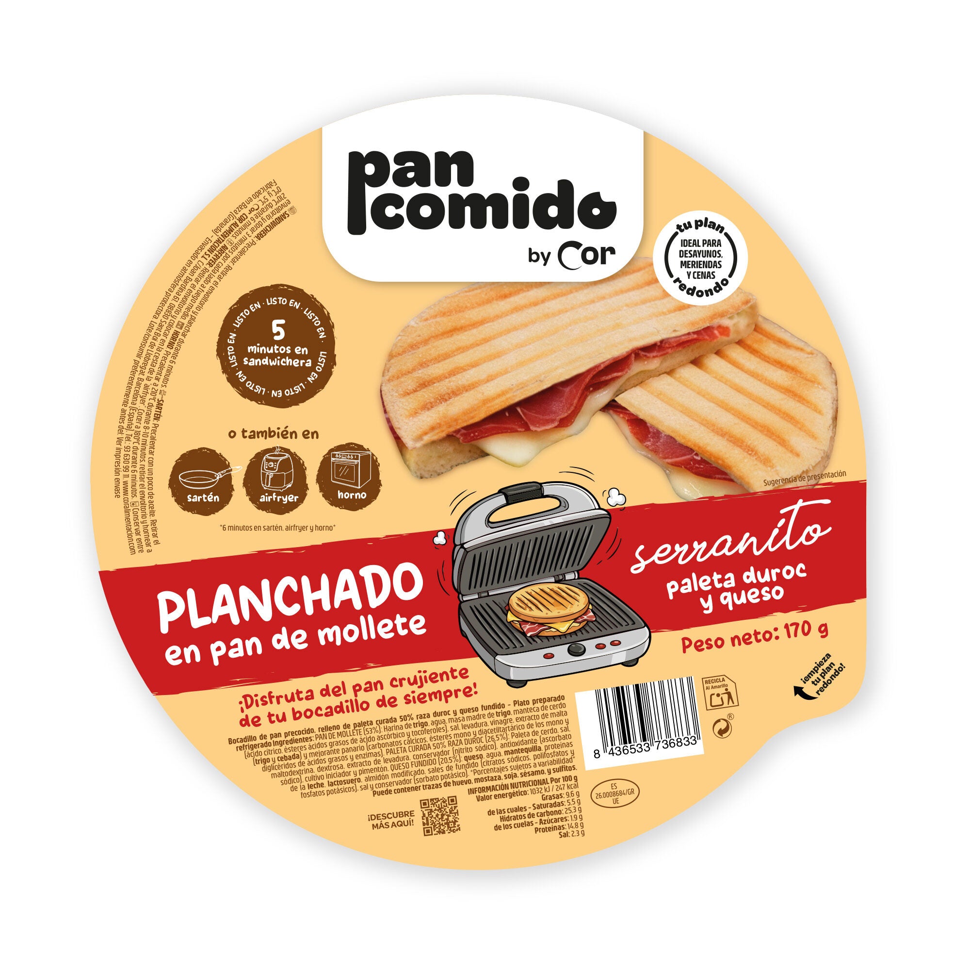 Planchado serranito Pancomido 170g