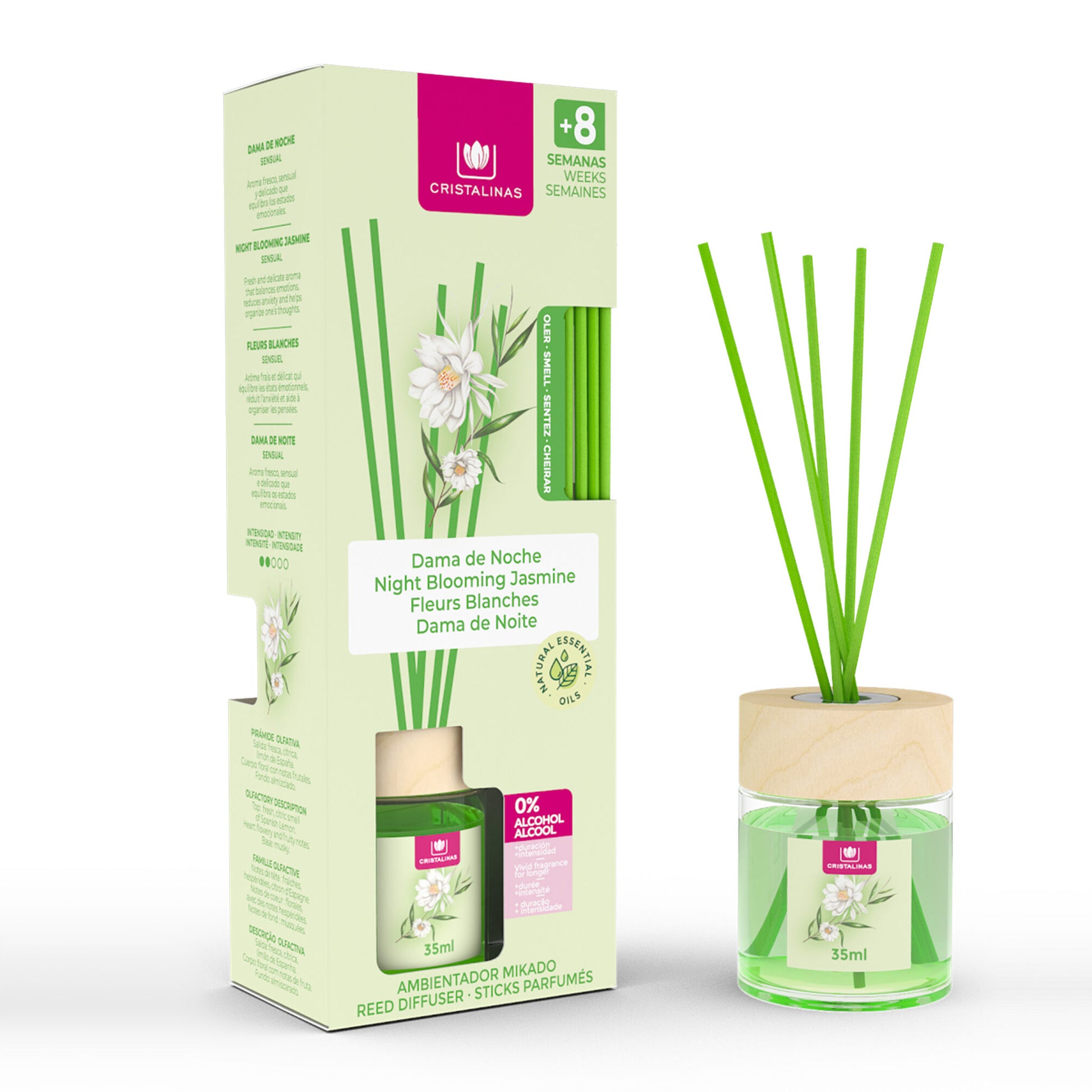 Ambientador mikado dama noche 0% Cristalinas 45ml