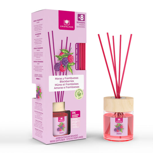 Ambientador mikado moras Cristalinas 40ml La Despensa