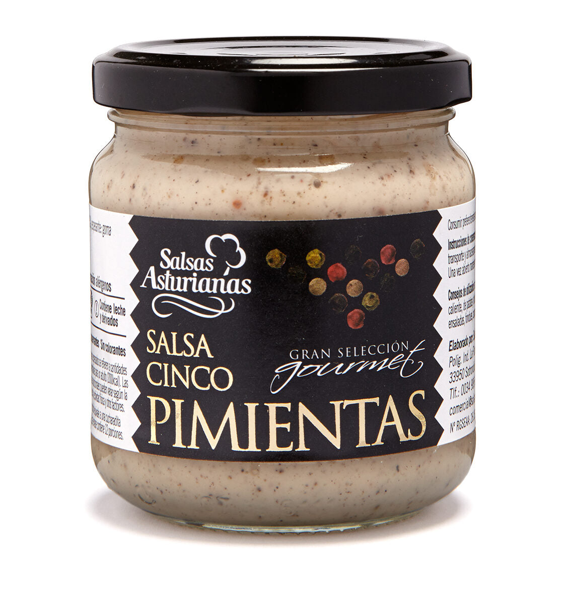 Salsa 5 pimientas  Salsas asturianas 190g