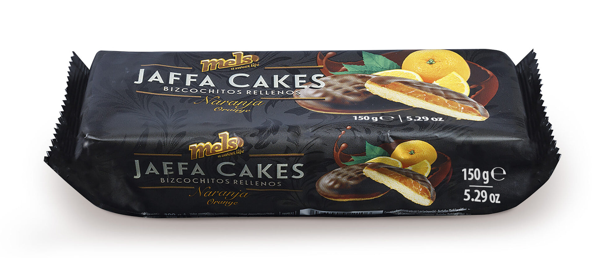 Jaffa cake relleno naranja Mels 150g