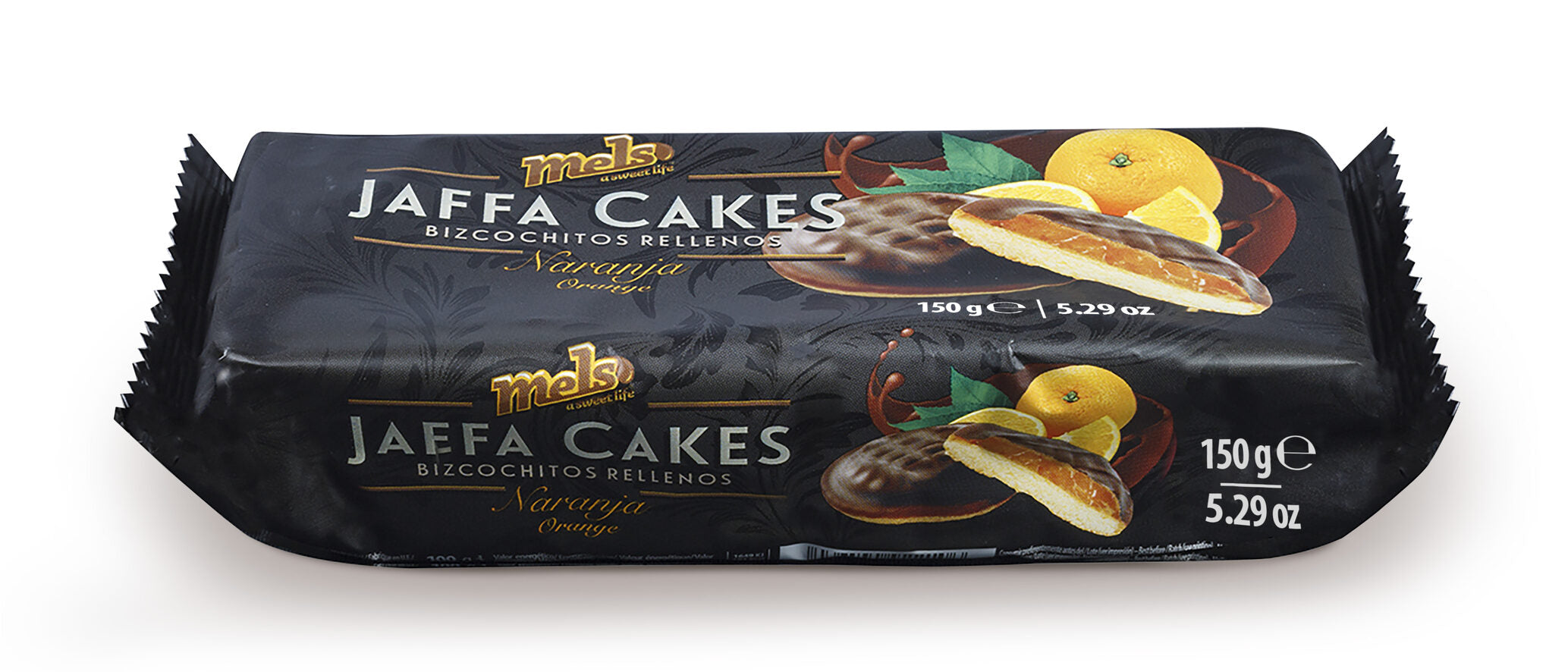 Jaffa cake relleno naranja Mels 150g