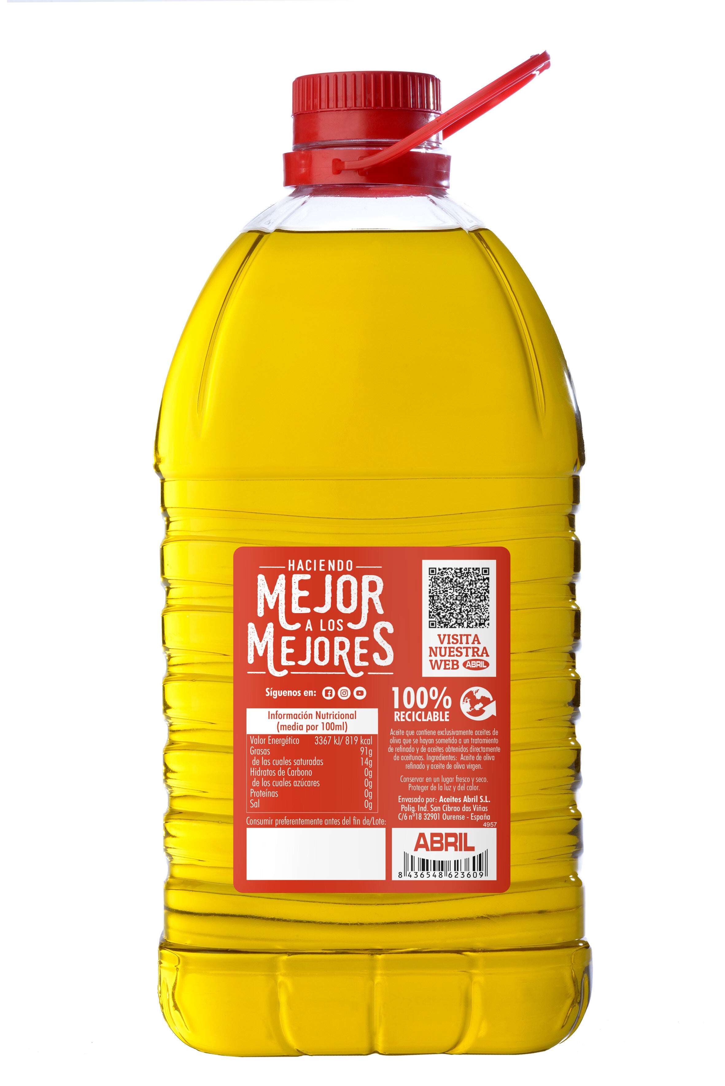 Aceite oliva suave 0.4 Abril 3l