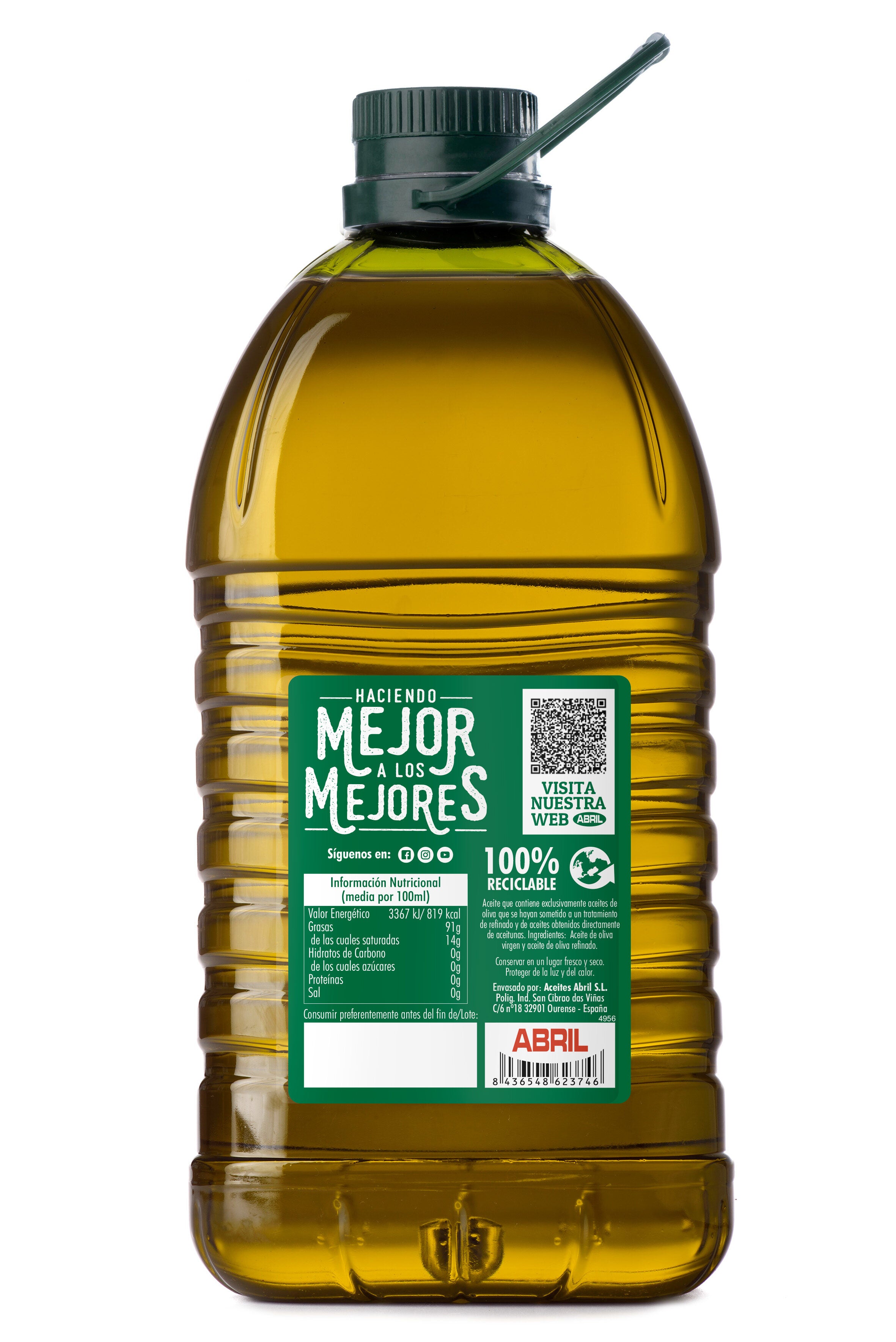 Aceite oliva sabor intenso Abril 3l