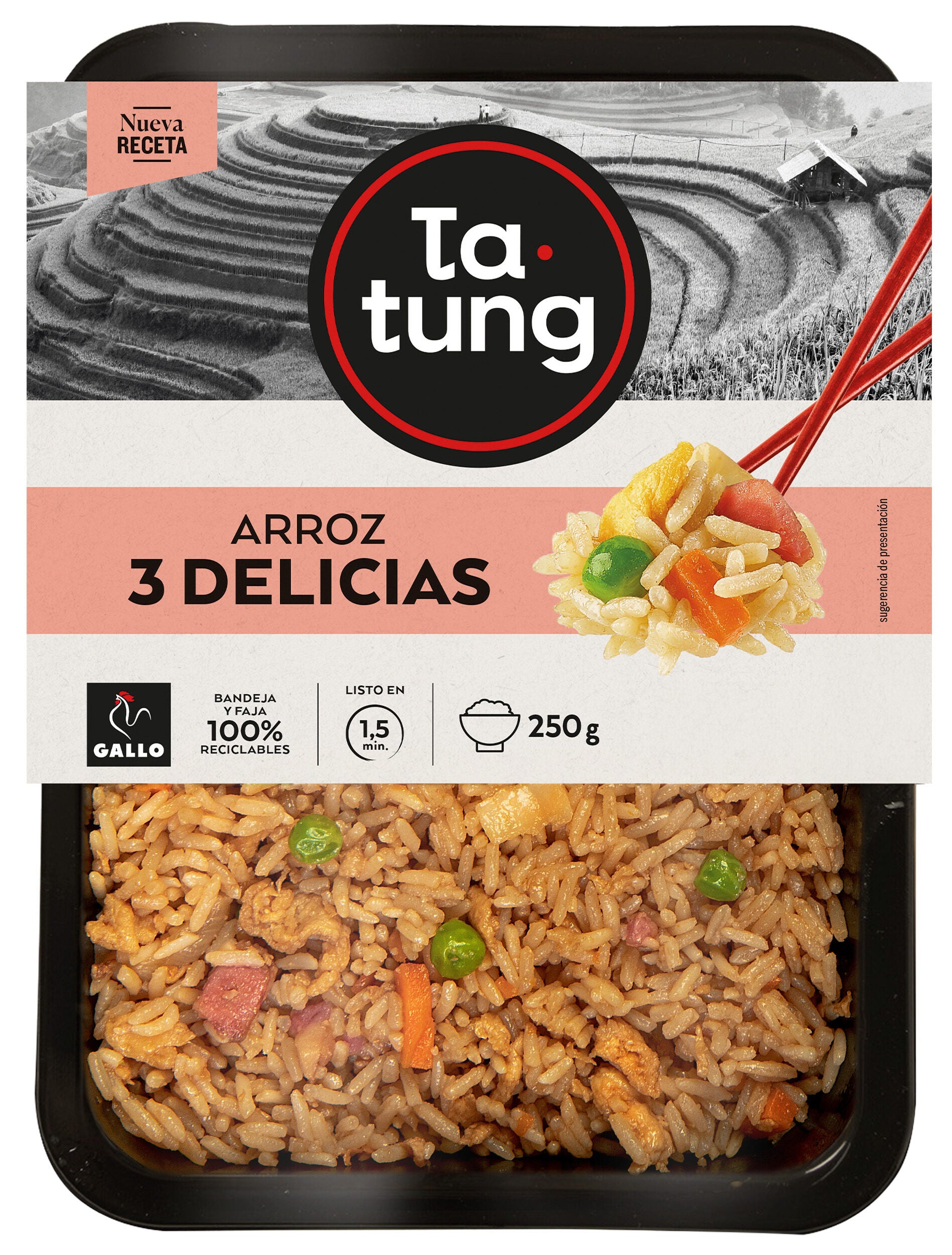 Arroz 3 delicias  Ta-tung 250g