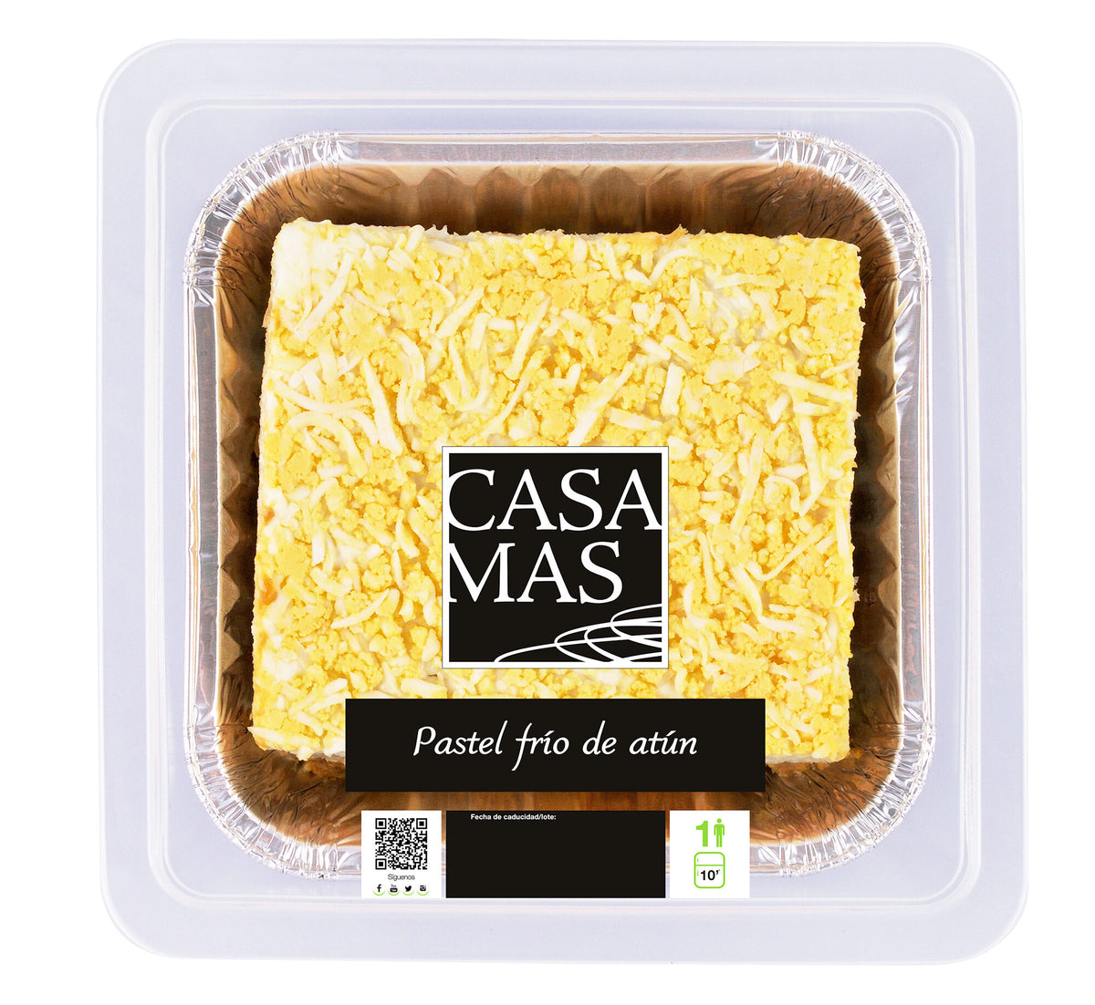 Pastel frío atún Casa mas 260g