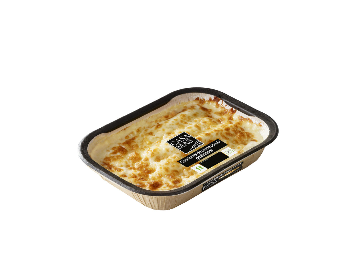 Canelones gratinado carne asada Casa mas 350g