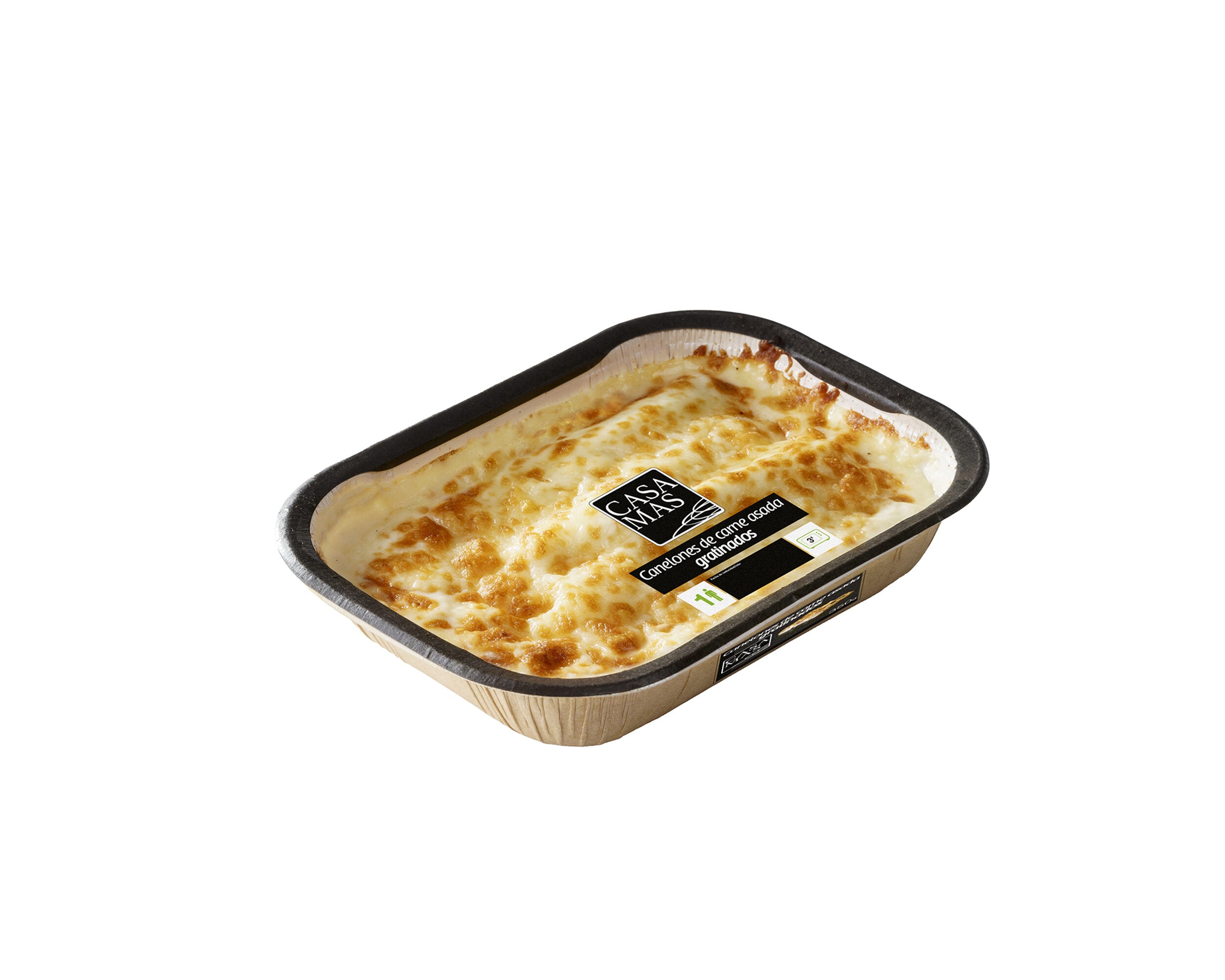 Canelones gratinado carne asada Casa mas 350g