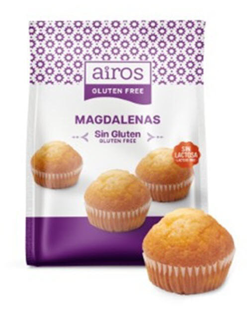 Magdalenas s/ gluten Airos 210g La Despensa