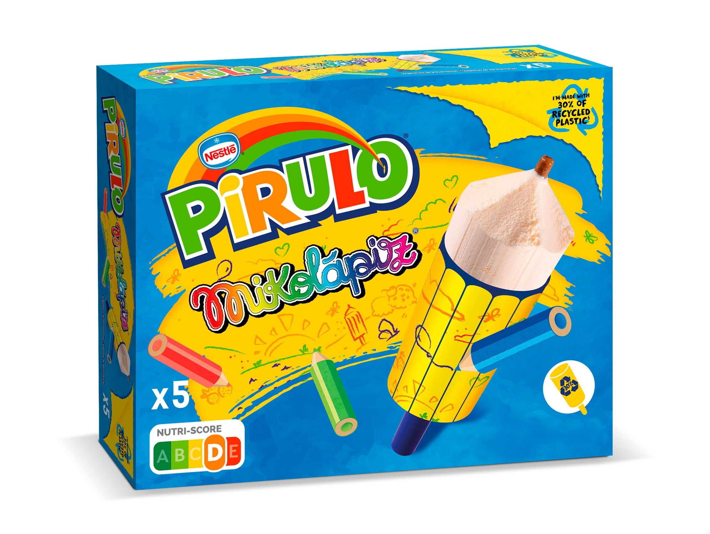 Helado infantil mikolapiz Nestle p5x88ml