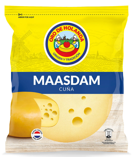 Queso maasdam cuña Oro de holanda 300g La Despensa