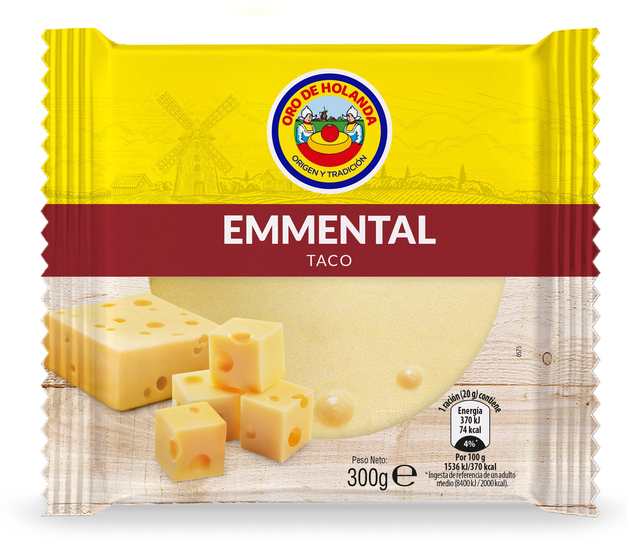 Queso emmental taco Oro de holanda 300g