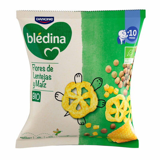Snack flores de lenteja y maiz Blédina 20g La Despensa