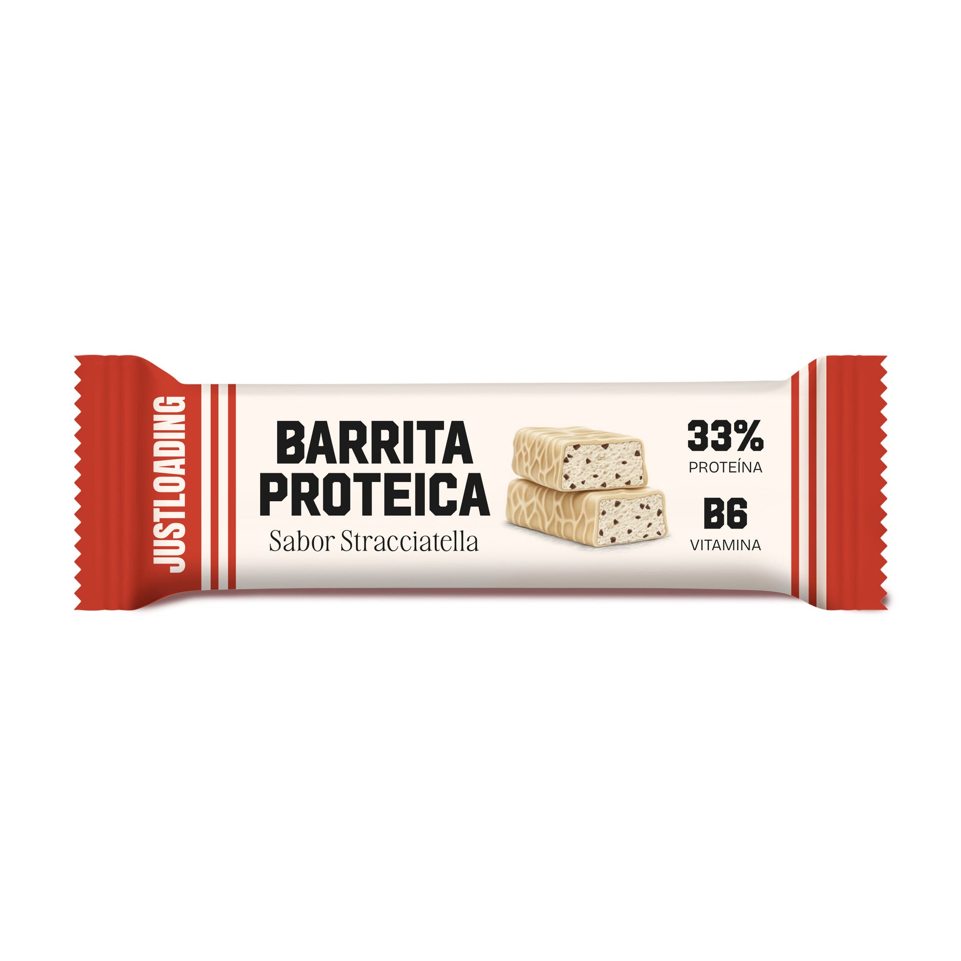 Barrita proteica straciatella Justloading 35g