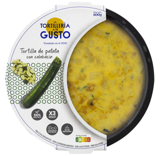 Tortilla c/calabacin La tortilleria 600g La Despensa