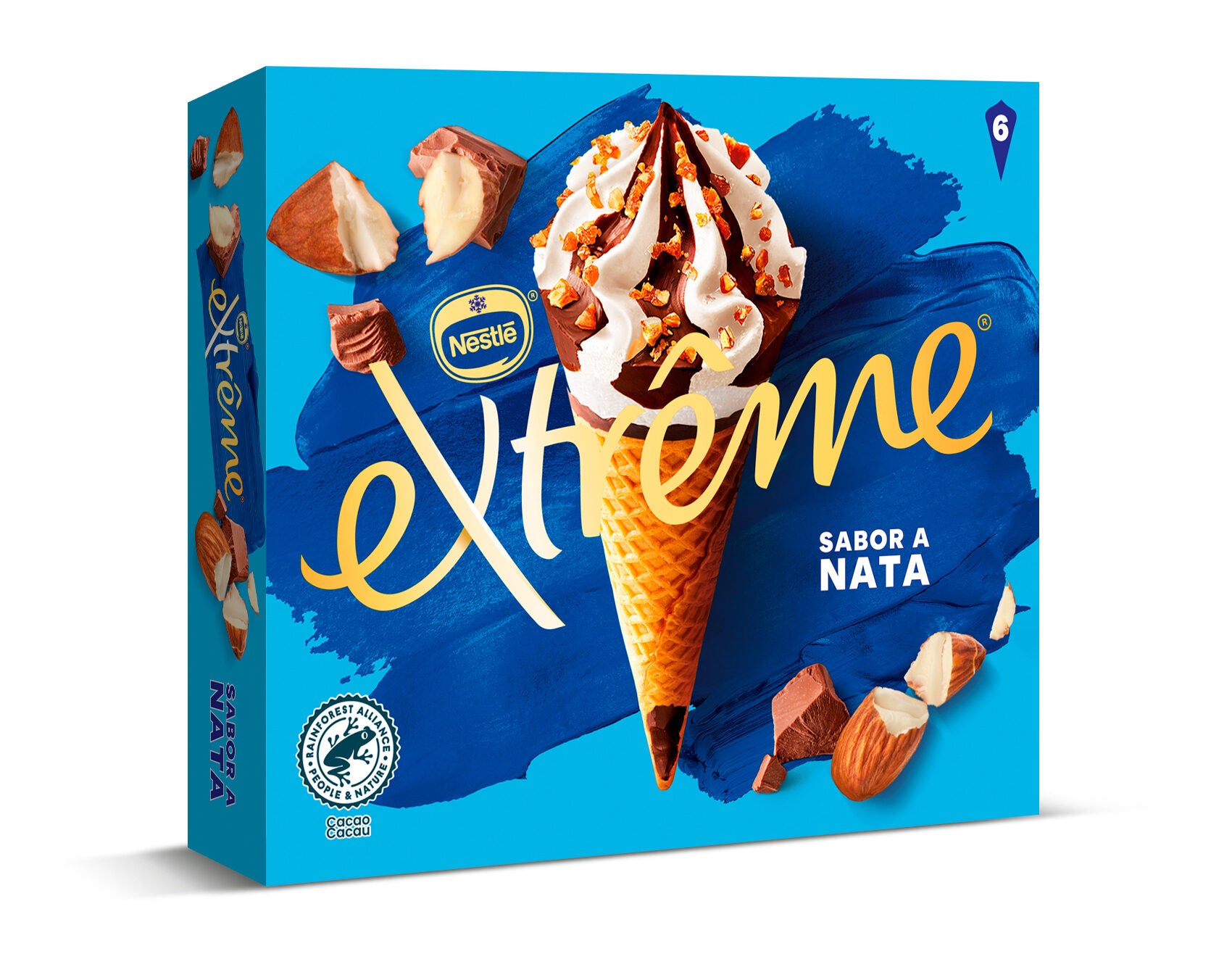 Cono helado nata Extreme p6 110ml/u