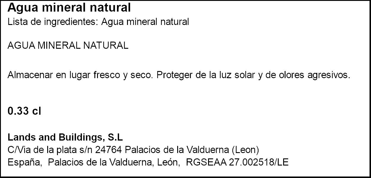Agua mineral junior Teleno 330ml