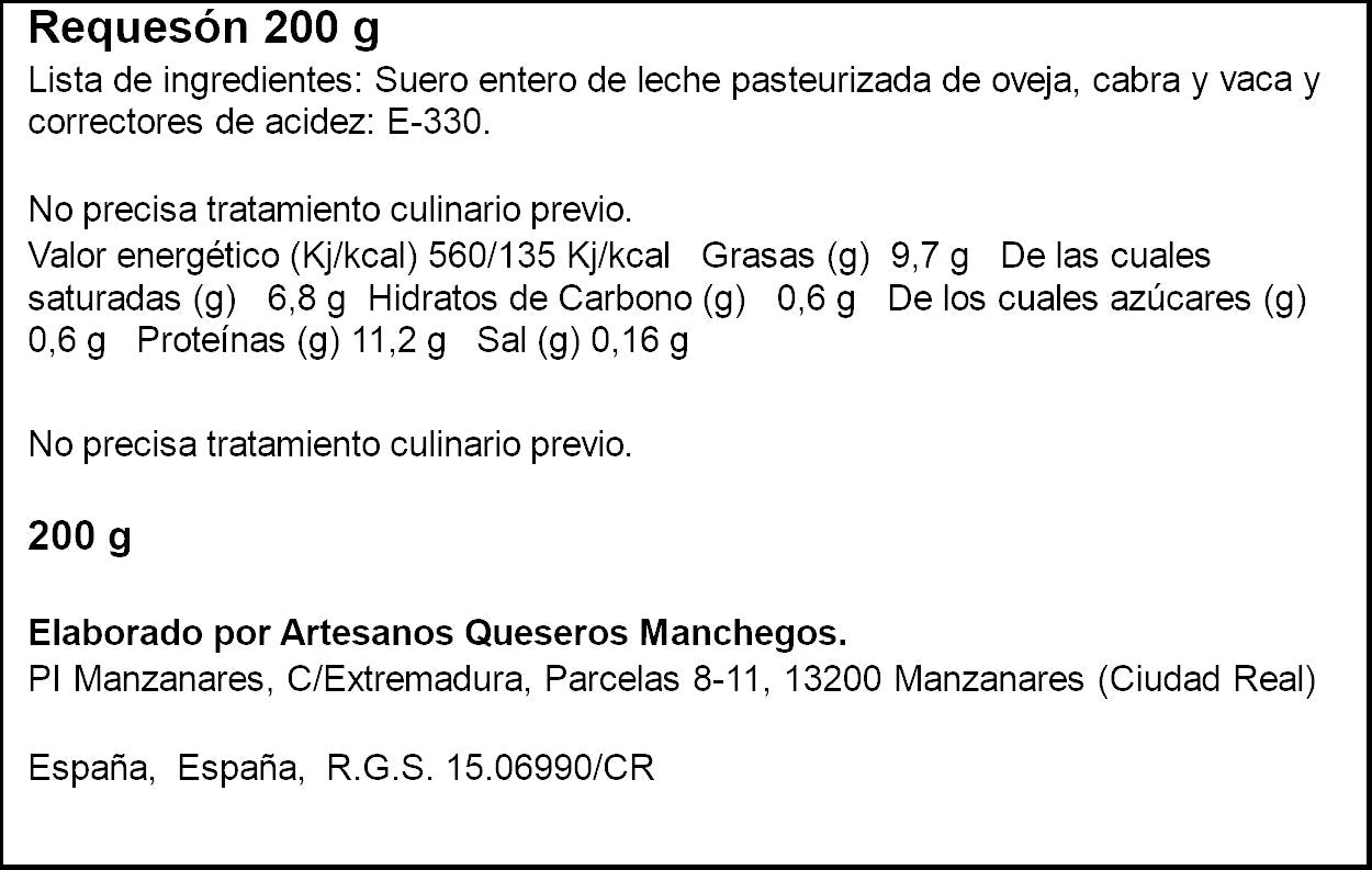 Requeson  Granja rinya 200g