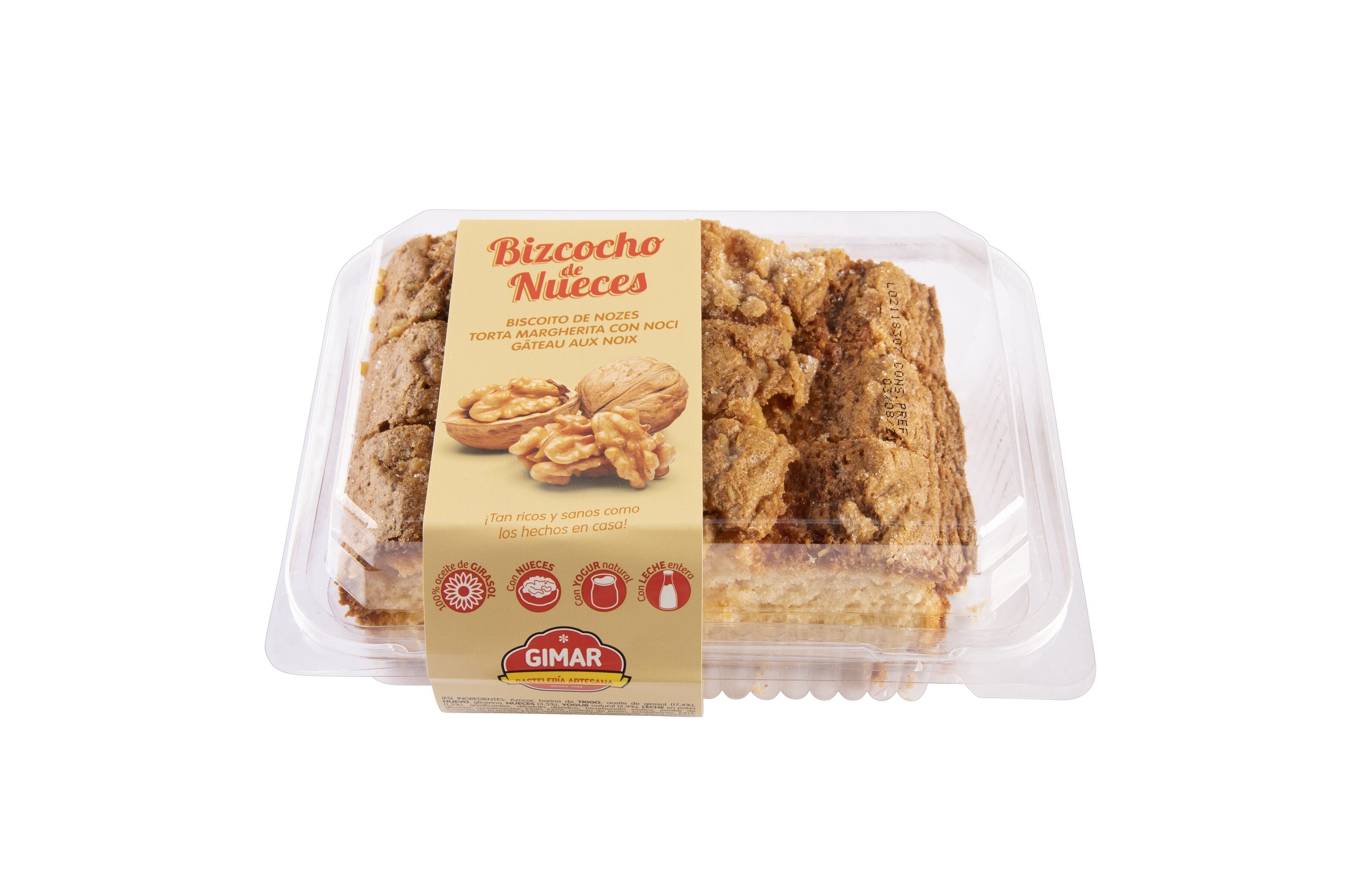 Bizcocho nueces Gimar 360g