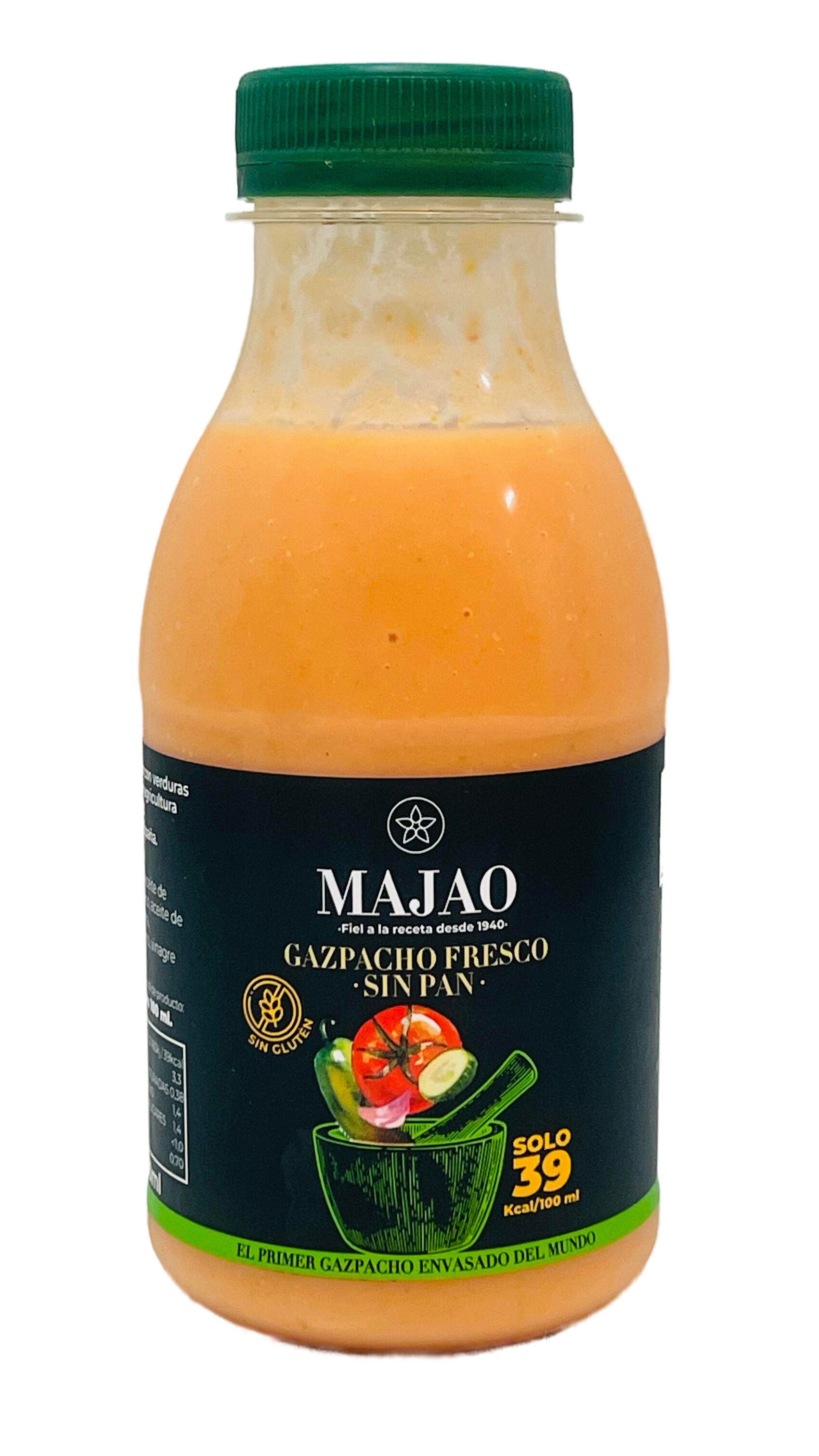 Gazpacho s/pan y s/gluten Majao 0.33l