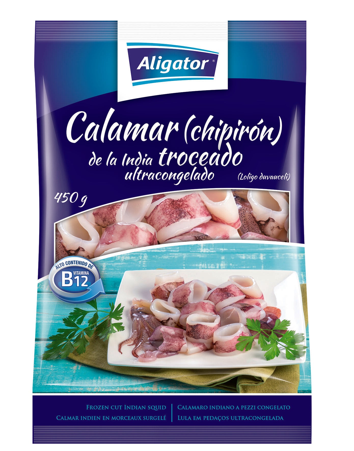 Calamar troceado Aligator 450g