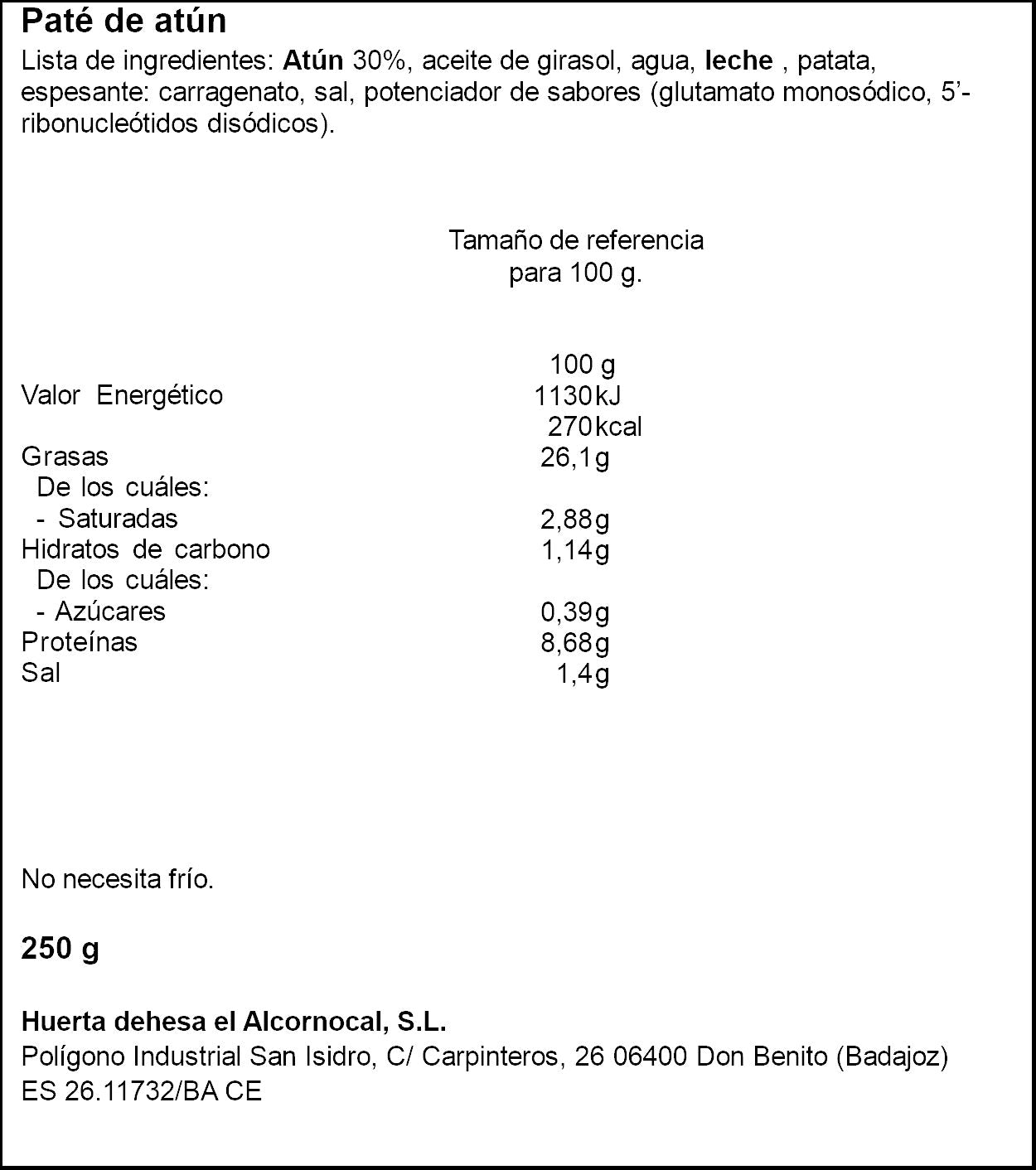 Pate atun Iberitos 250g