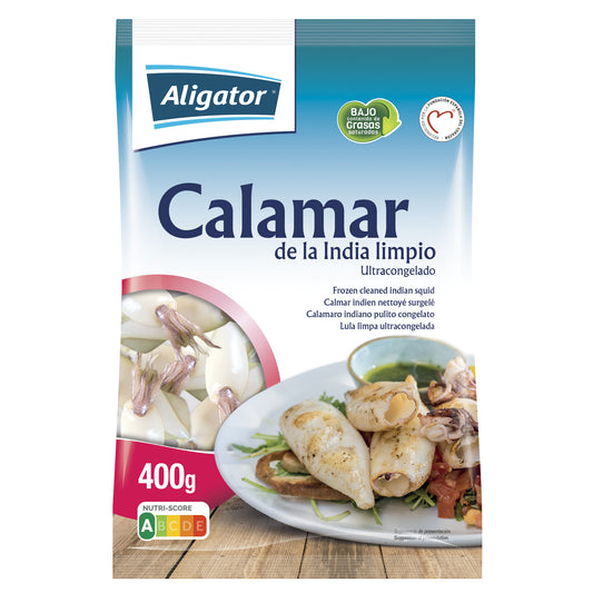 Calamar limpio al vacio 10/20 Aligator 400g La Despensa