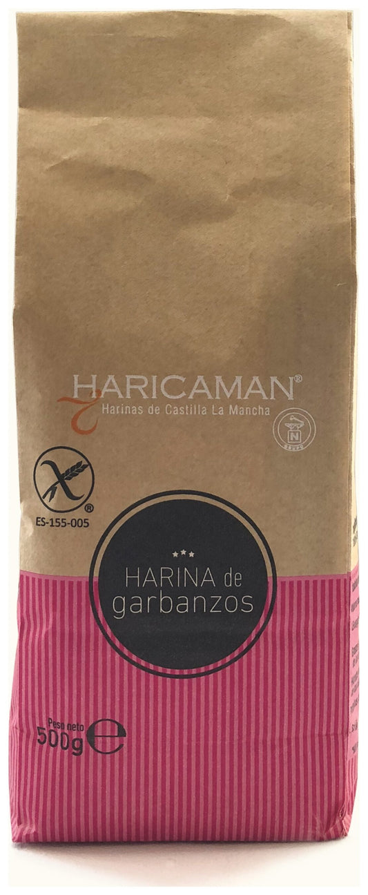 Harina garbanzo s/gluten Haricaman 500g La Despensa