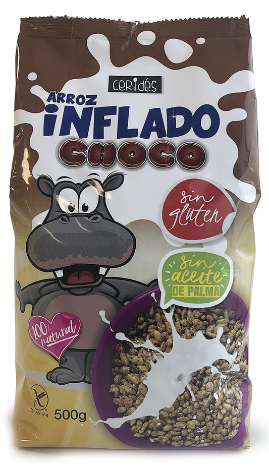Cereales arroz inflado chocolate Cerides 500g La Despensa