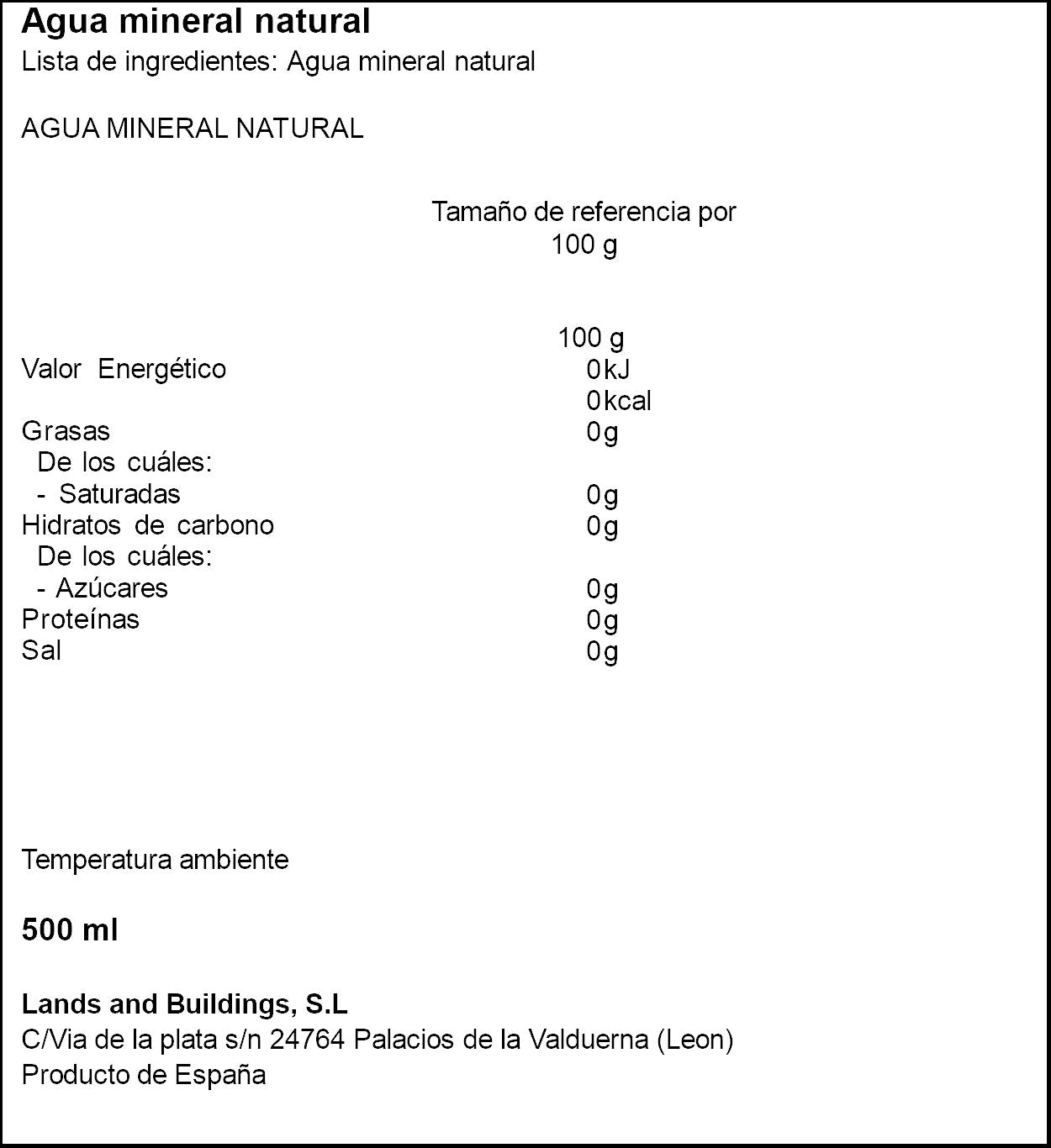 Agua  Teleno 500ml