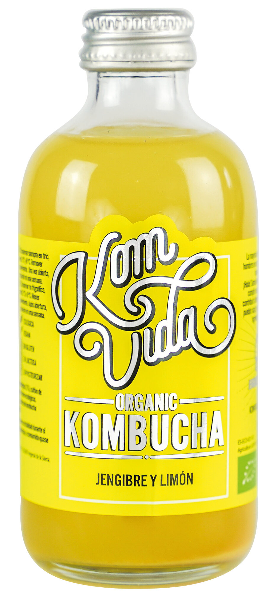 Kombucha jengibre/limón Komvida 250ml