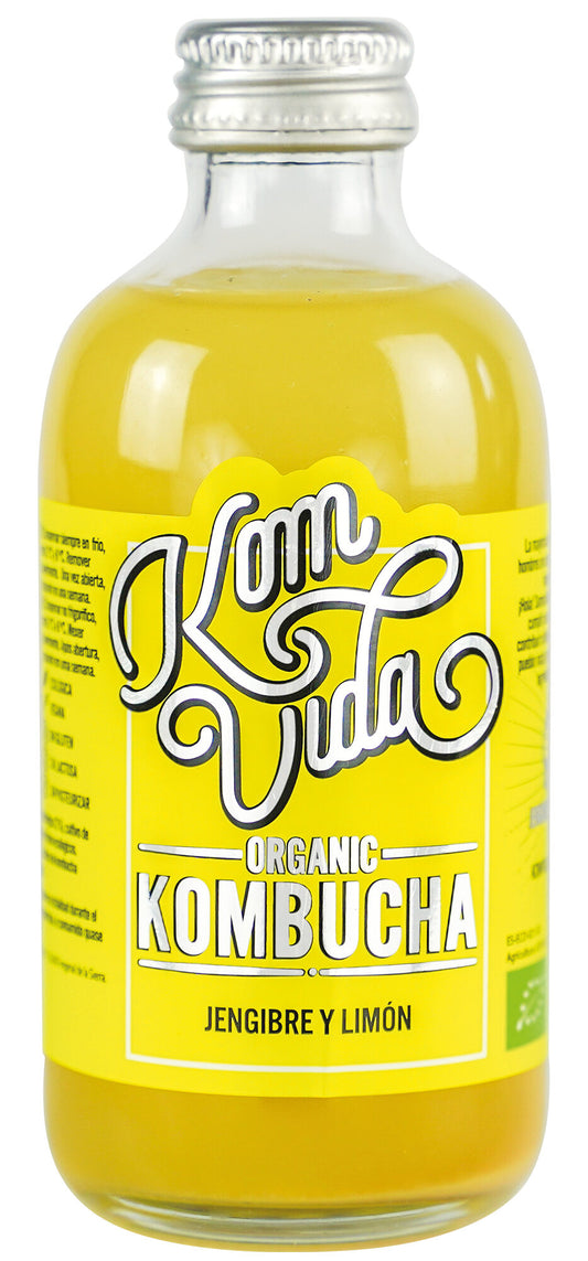 Kombucha jengibre/limón Komvida 250ml La Despensa