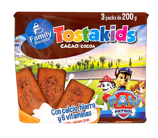 Galleta tostakids cacao Family biscut 600g La Despensa