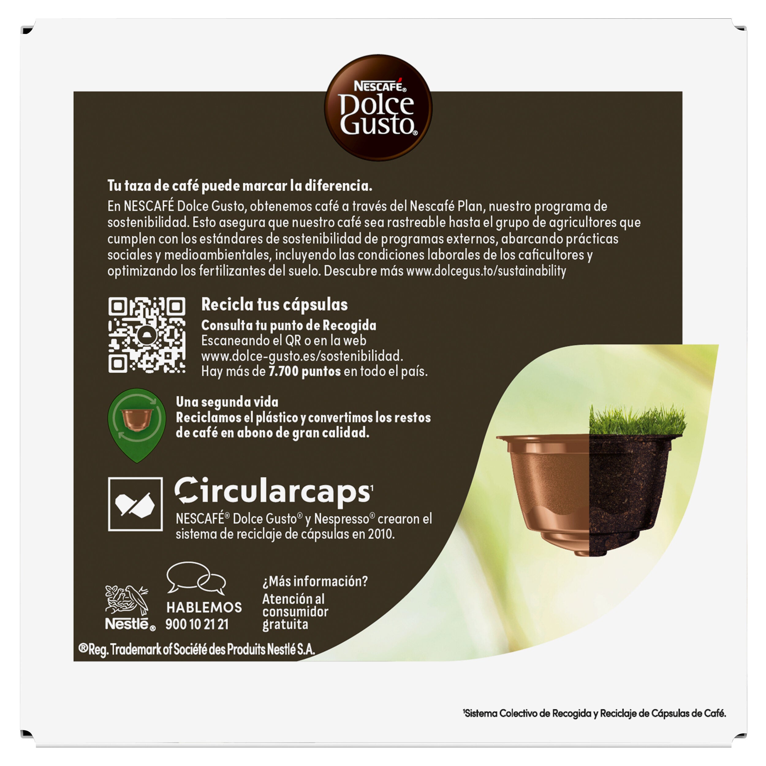 Café cápsula espresso intenso desc Dolce gusto p16