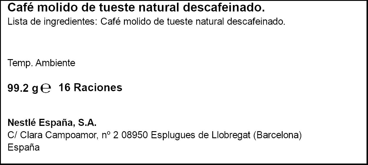 Café cápsula espresso intenso desc Dolce gusto p16