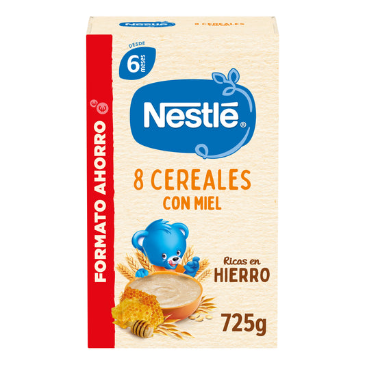 Preparado de papilla 8 cereales con miel Nestle 725g La Despensa