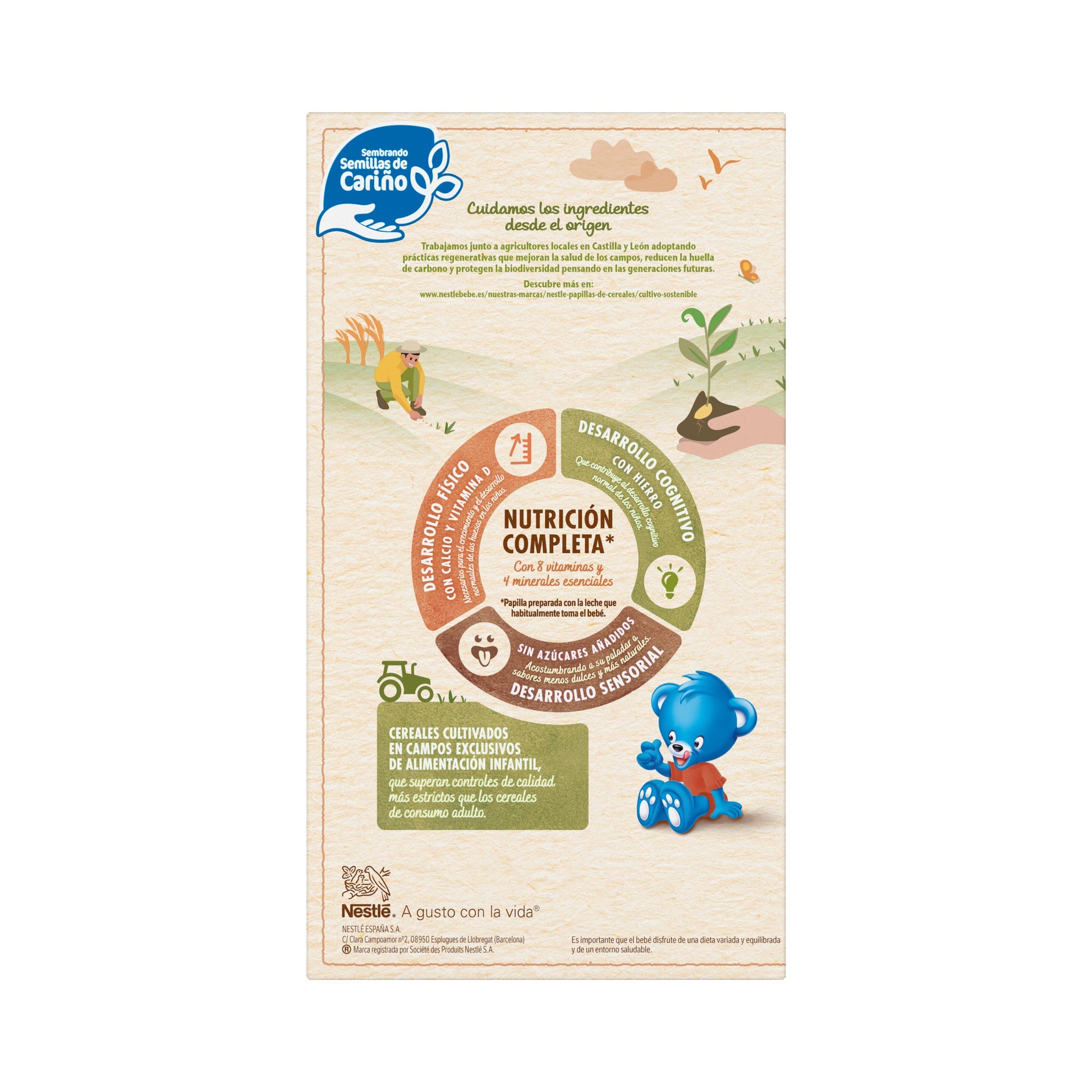 Preparado de papilla 8 cereales galleta Nestle  725g
