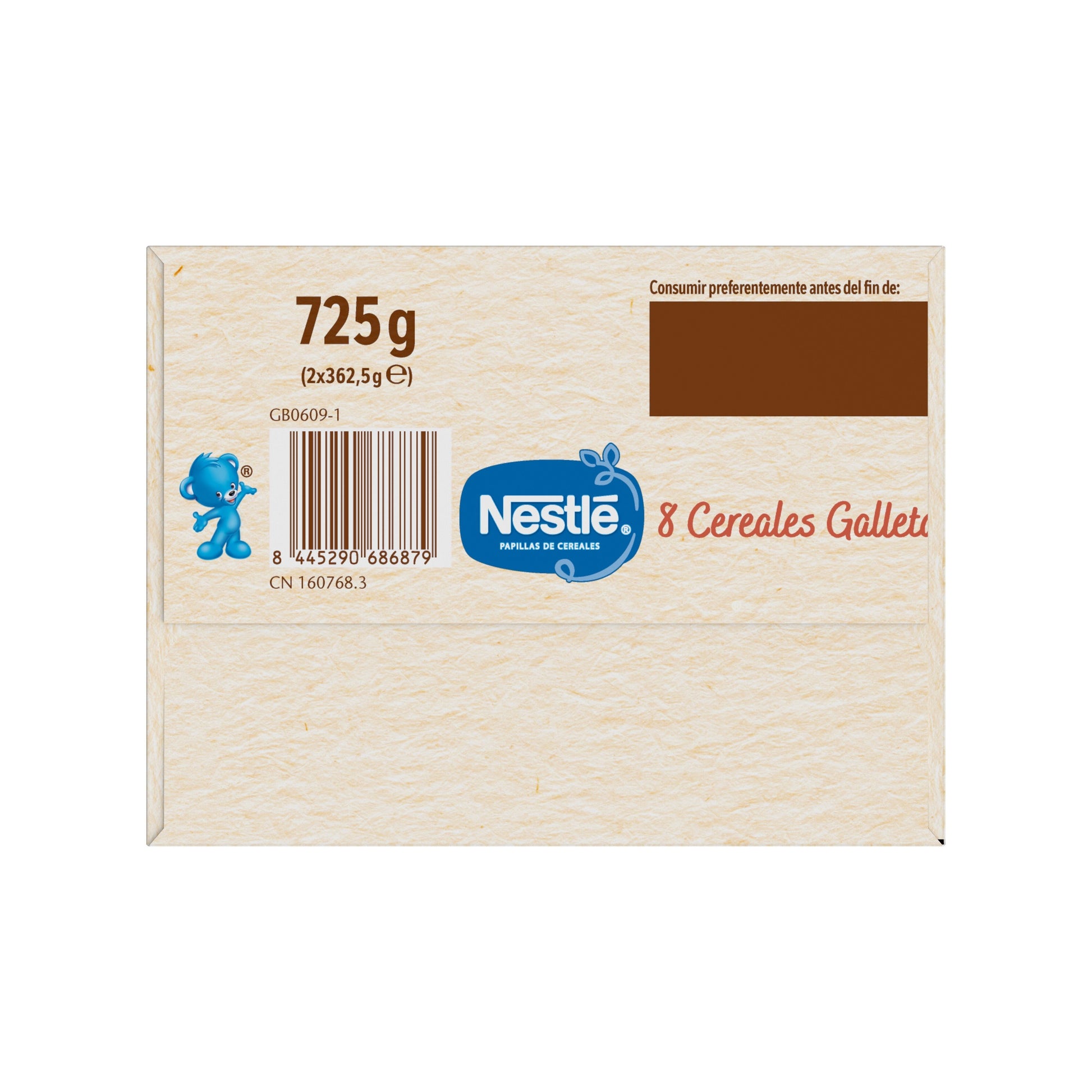 Preparado de papilla 8 cereales galleta Nestle  725g