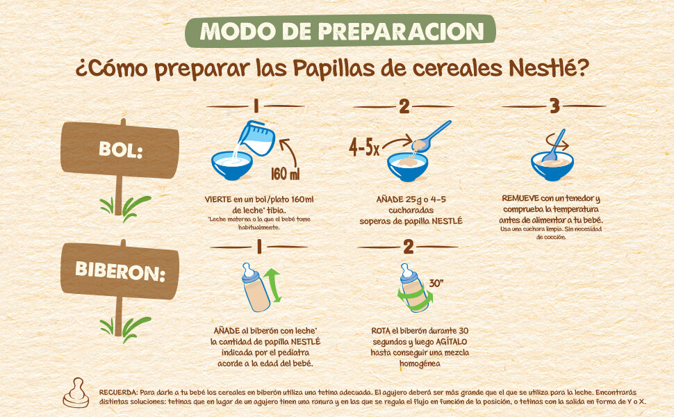 Preparado de papilla 8 cereales galleta Nestle  725g