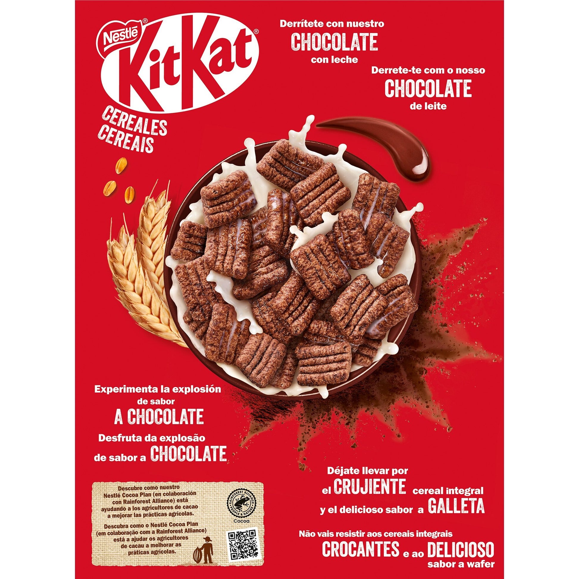 Cereal trigo Kit kat Nestle 330g