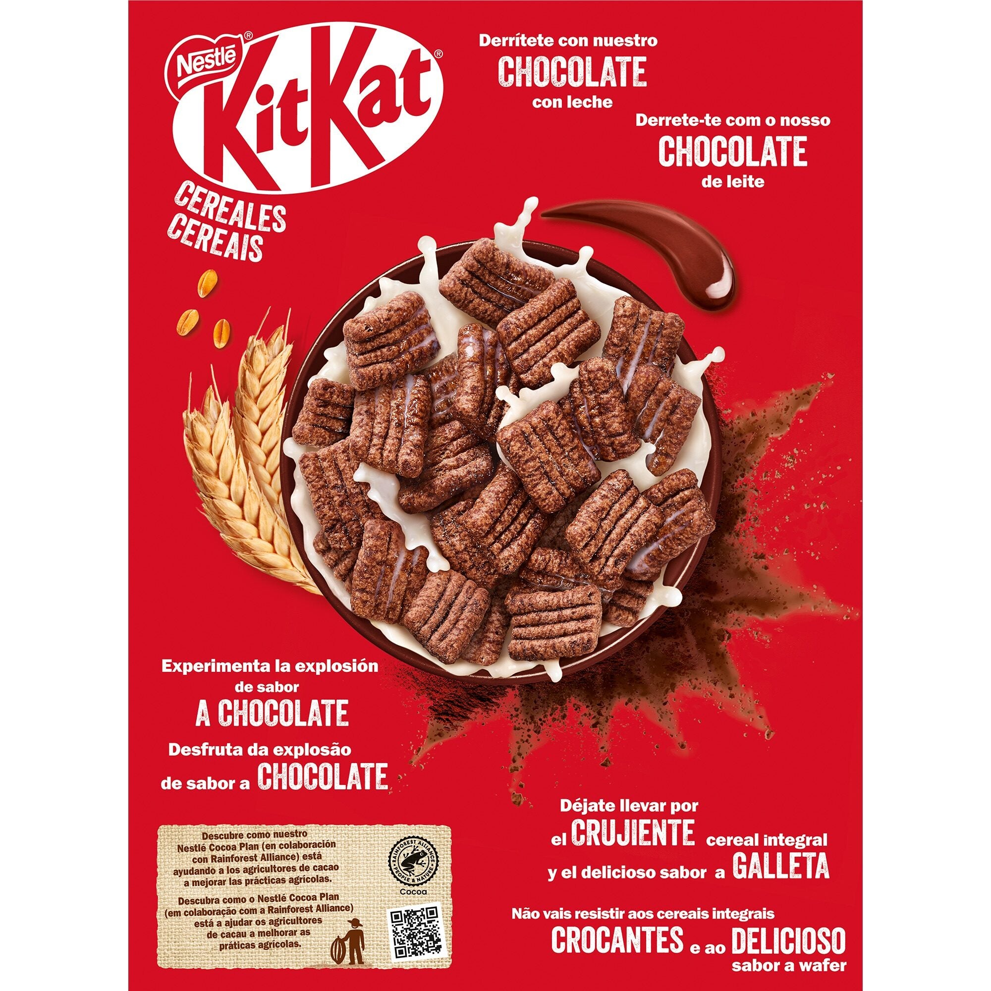 Cereal trigo Kit kat Nestle 330g