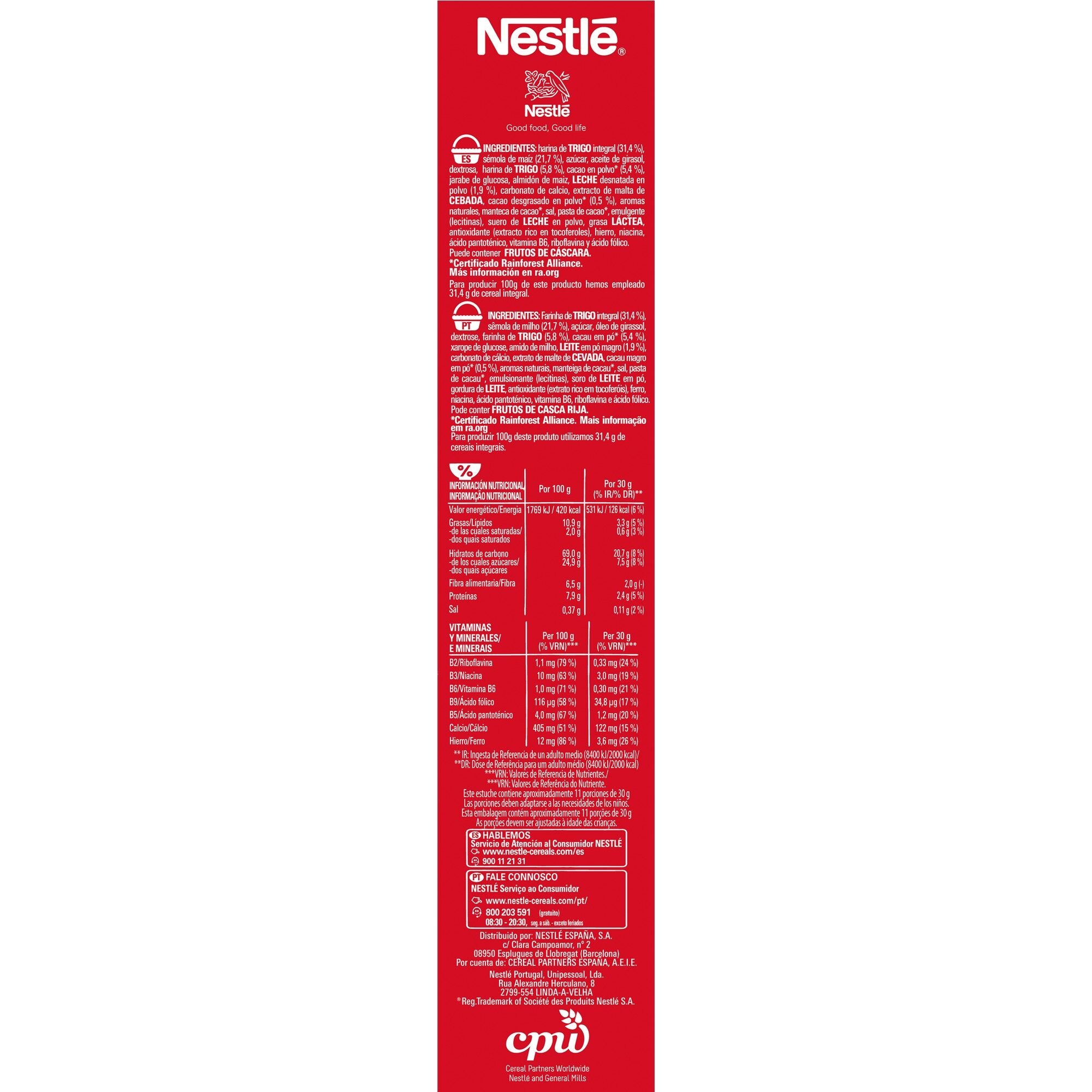 Cereal trigo Kit kat Nestle 330g