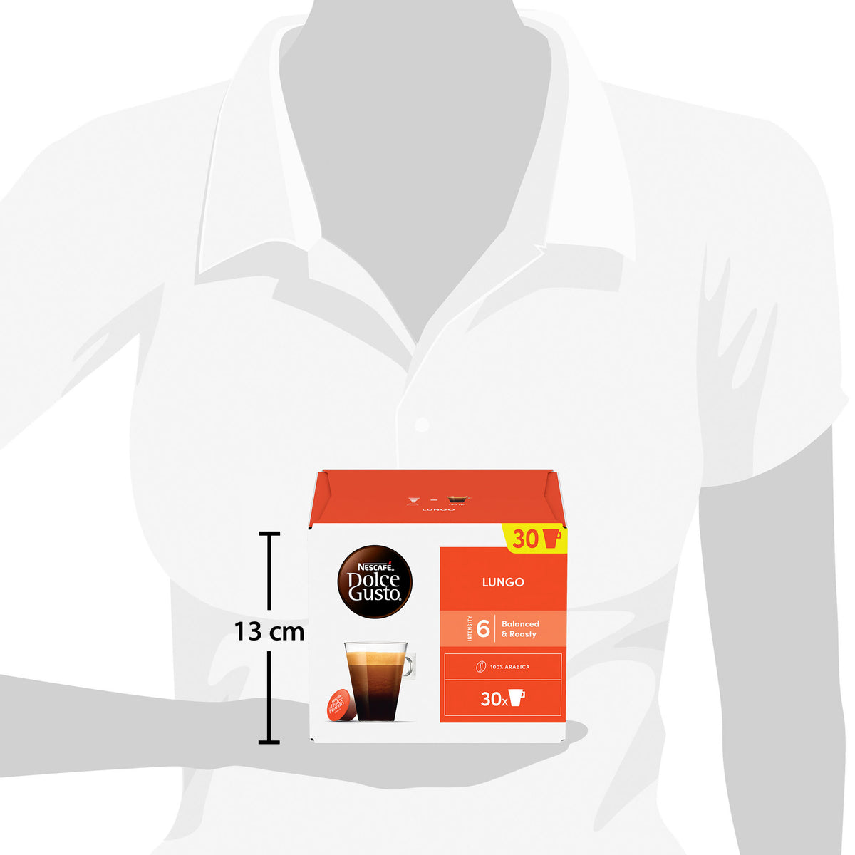 Café capsulas lungo Dolce gusto 30u