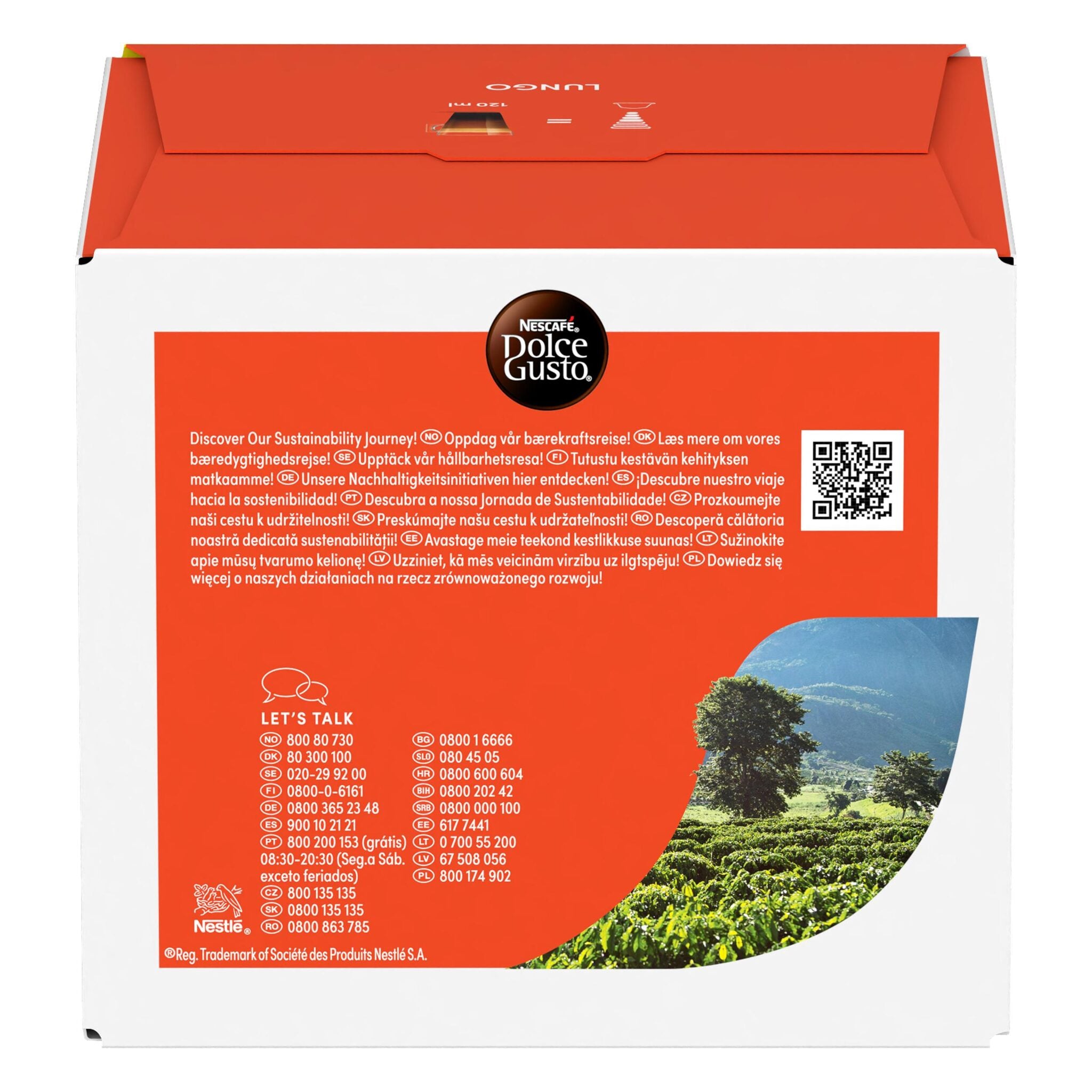 Café capsulas lungo Dolce gusto 30u